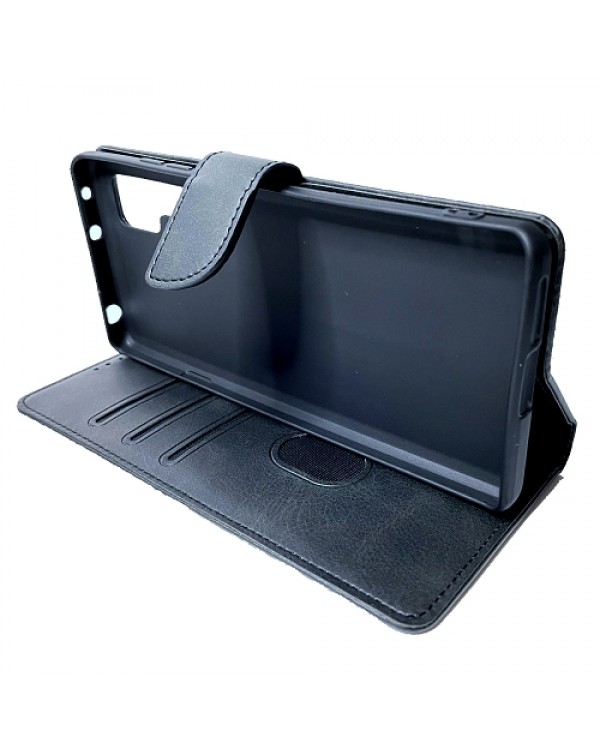 Icharm slim flip case for TCl 20 Pro,  Black 