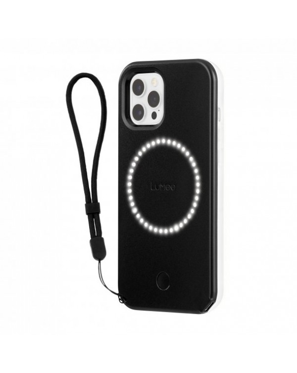iPhone 12/12 Pro LuMee Matte Black Halo Case