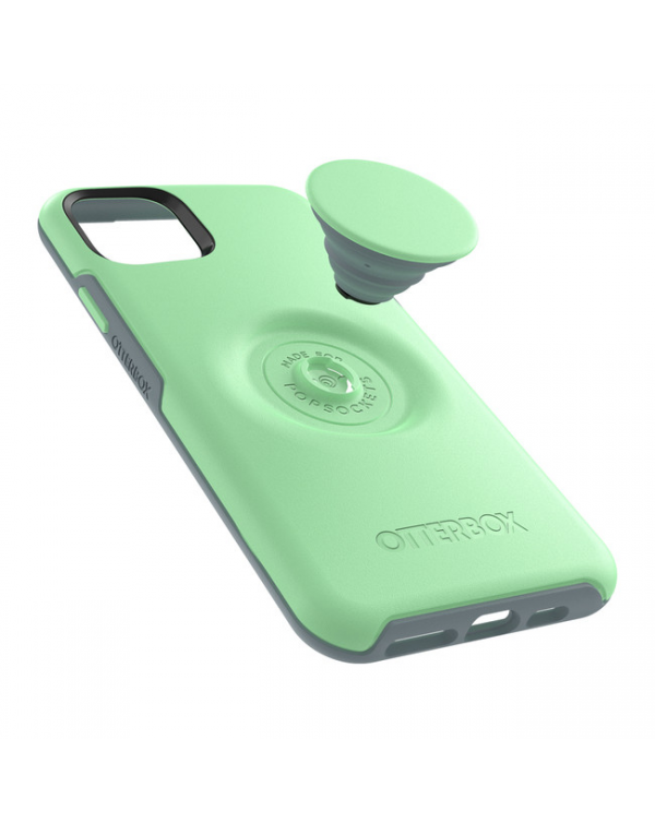 Otterbox - Otter + Pop Symmetry Case with Swappable PopTop Mint To Be for iPhone 11 Pro Max