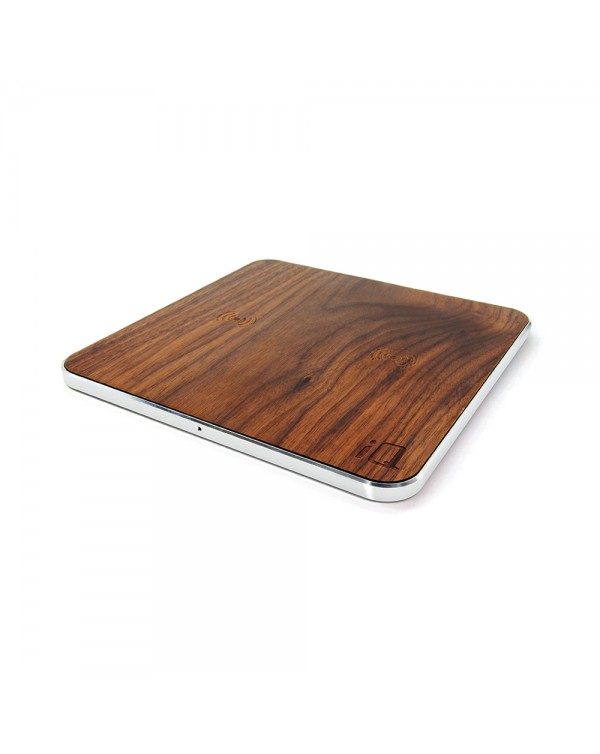 iQ Ultra QI Wireless Dual Charging Pad- Wood