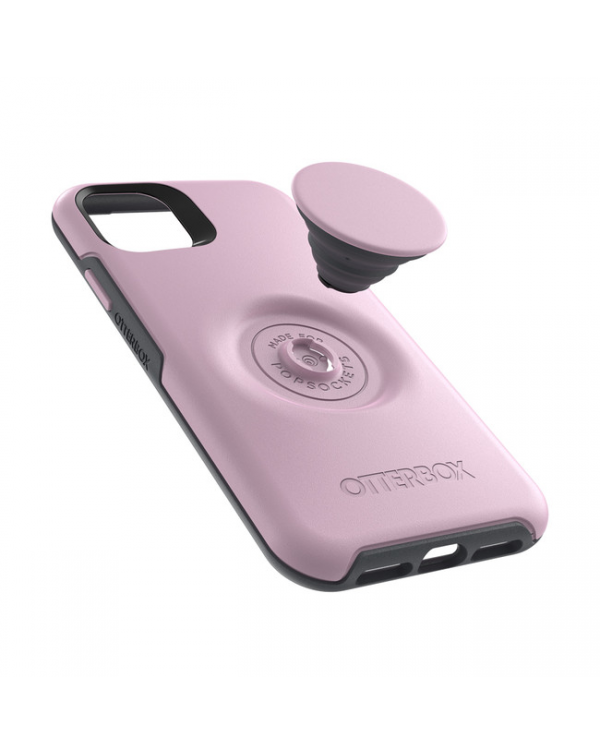 Otterbox - Otter + Pop Symmetry Case with Swappable PopTop Mauvelous for iPhone 11