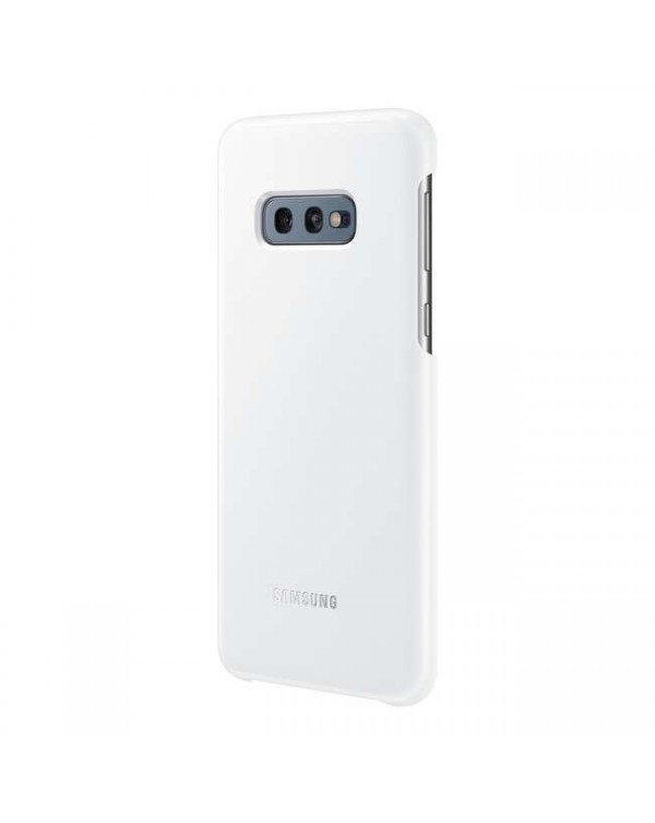 Samsung - LED Back Cover Case White for Samsung Galaxy S10e
