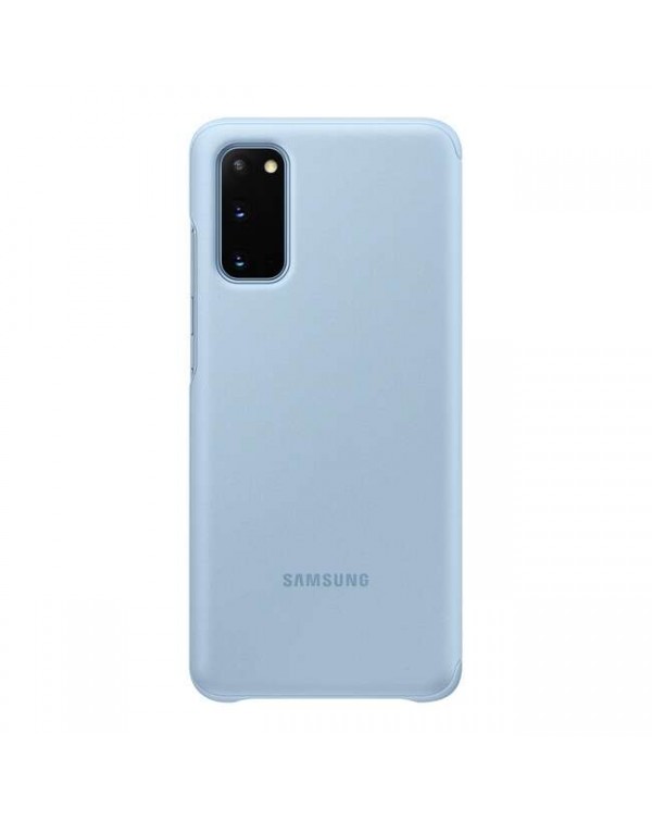 Samsung - Clear View Cover Case Blue for Samsung Galaxy S20