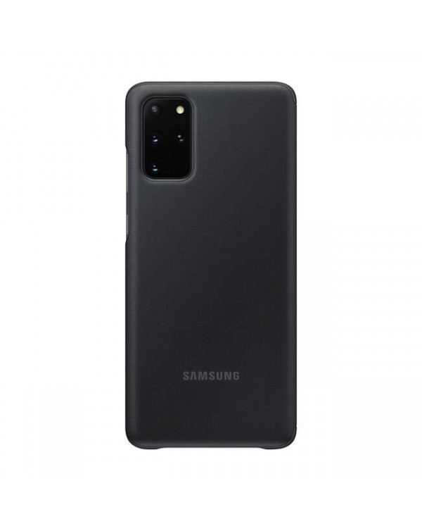 Samsung - Clear View Cover Case Black for Samsung Galaxy S20+