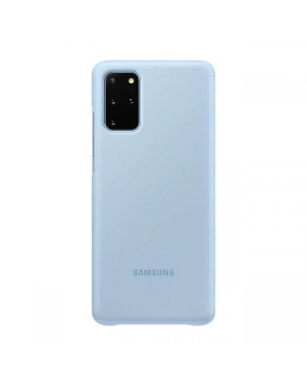 Samsung - Clear View Cover Case Blue for Samsung Galaxy S20+