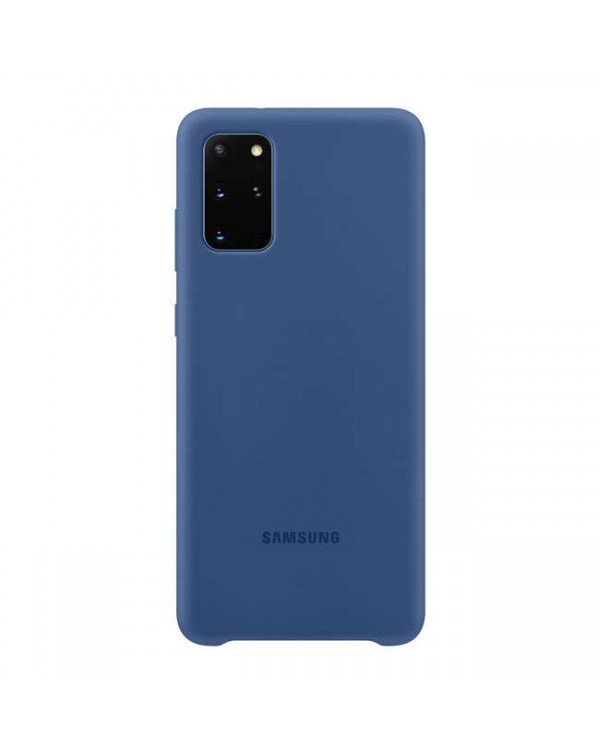 Samsung - Silicone Cover Case Blue for Samsung Galaxy S20+