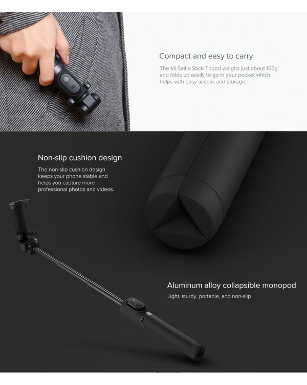 Xiaomi Mi Selfie Stick Tripod Grey