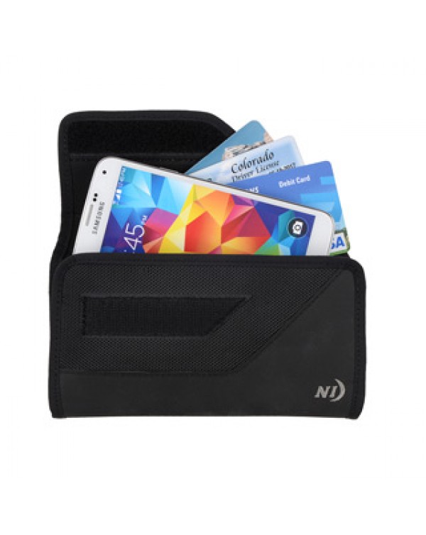 Universal Nite Ize Black Rugged Clip Case Sideways