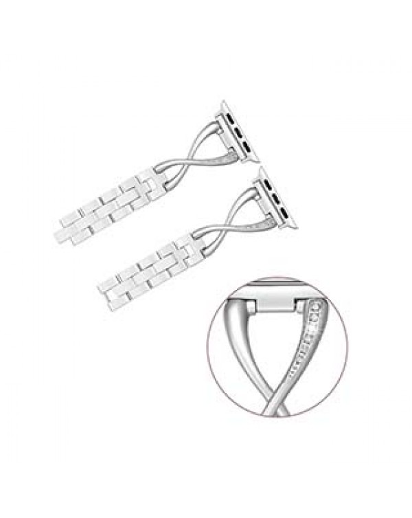 Apple Watch 44/42mm Uunique Silver Elire Watch Band