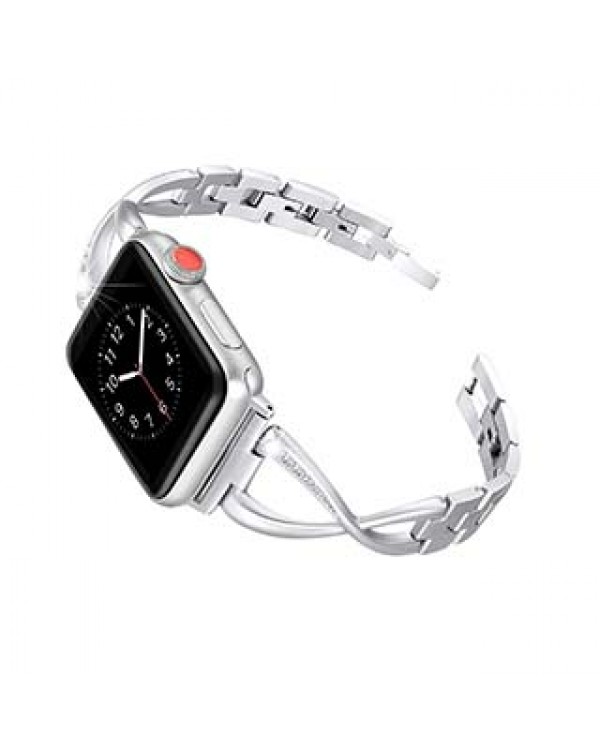 Apple Watch 44/42mm Uunique Silver Elire Watch Band