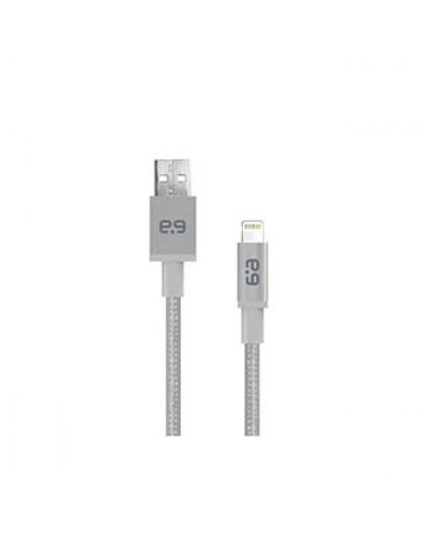 PureGear Space Grey Lightning Braided Charge and Sync Cable (300cm)