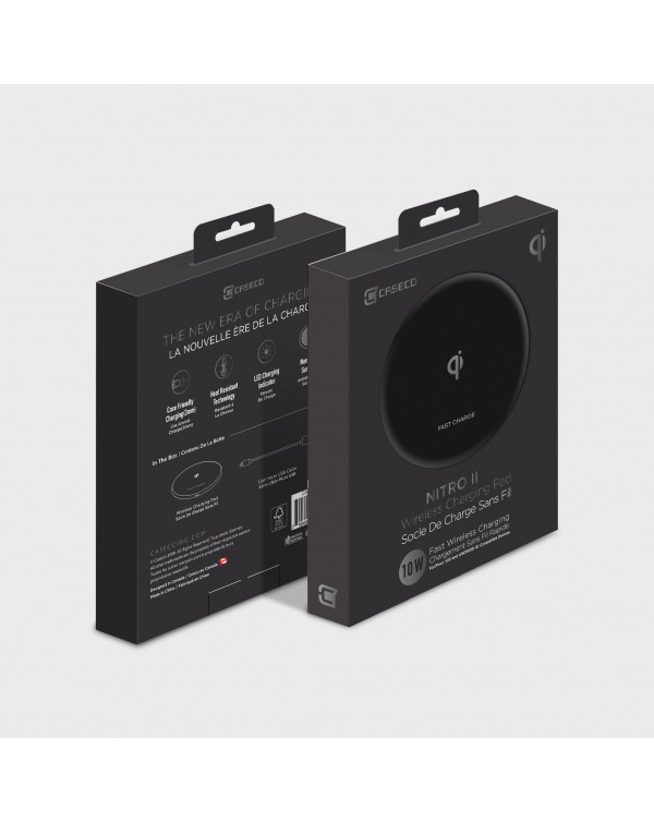 Nitro II 10W Fast Wireless Charger For Android & IOS