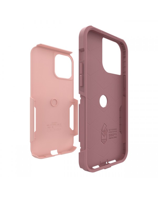 Otterbox - Commuter Protective Case Pink Salt/Blush for iPhone 12 Pro Max