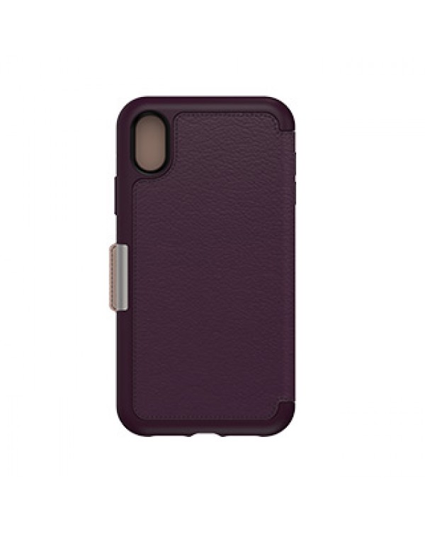 iPhone XR Otterbox Purple/Pink (Royal Blush) Leather Strada Folio case