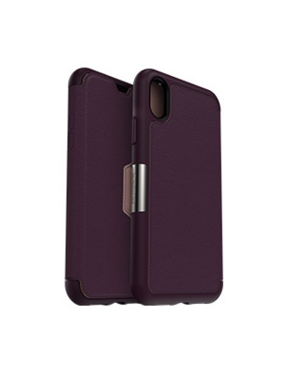 iPhone XR Otterbox Purple/Pink (Royal Blush) Leather Strada Folio case