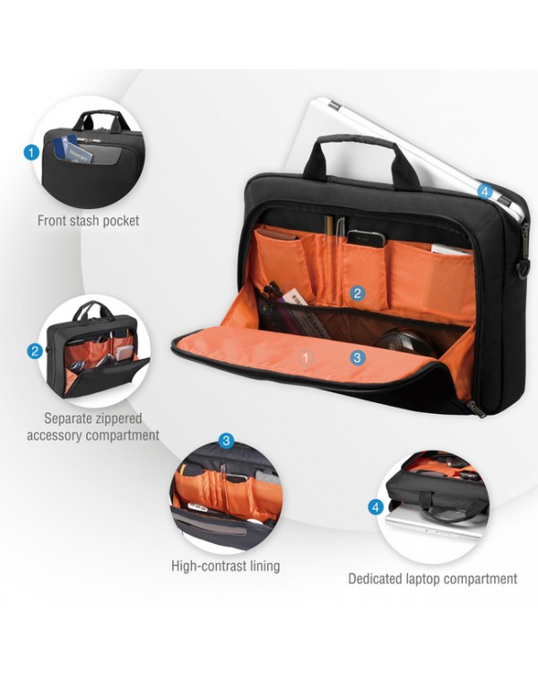 Everki - Advance Laptop Bag/Briefcase up to 14.1inch Black