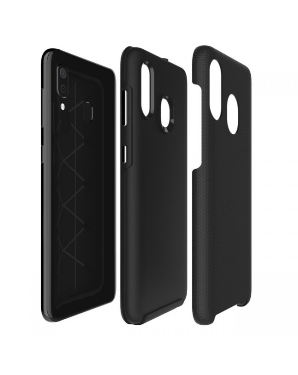 Blu Element - Armour 2X Case Black for Samsung Galaxy A20