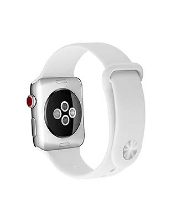 Apple Watch 44/42mm Naztech White Silicone Watch Band