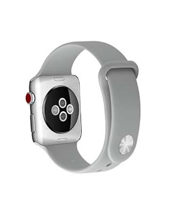 Apple Watch 44/42mm Naztech Grey (Concrete) Silicone Watch Band