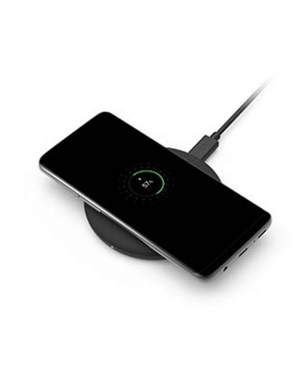PureGear 10W Black Universal Wireless Charging Pad w/ Wall Charger