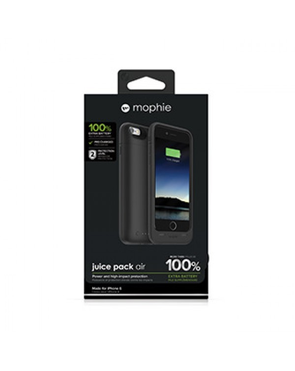 iPhone 6/6S mophie black juice pack air case