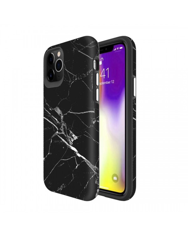 Blu Element - Mist 2X Fashion Fashion Case Black Marble Matte for iPhone 11 Pro