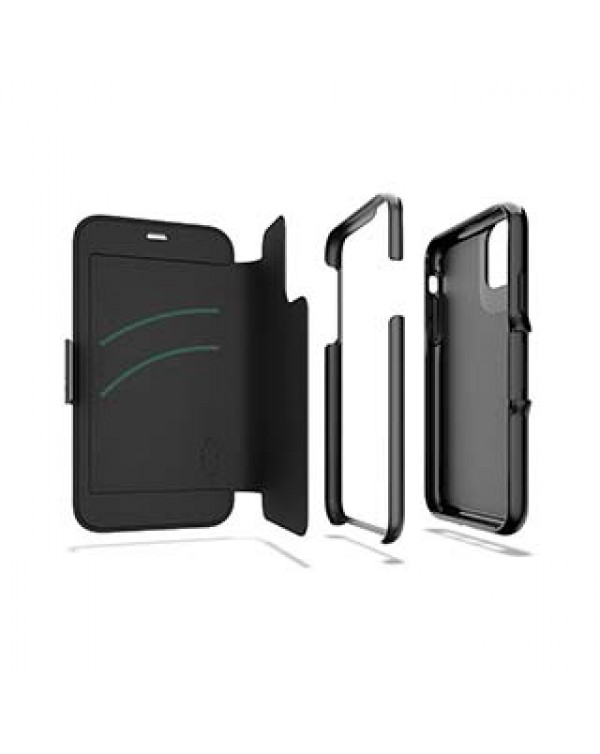iPhone 11 Gear4 D3O Black Oxford Eco Folio Case