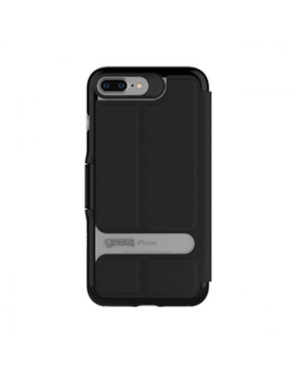 iPhone 8 Plus/7 Plus/6S Plus/6 Plus Gear4 D3O Black Oxford BookCase