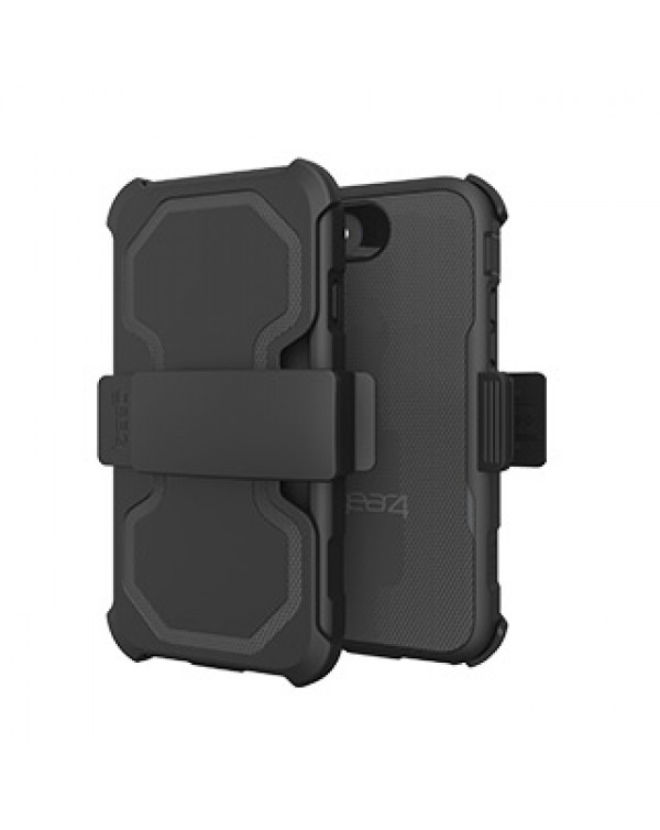 iPhone 8/7/6S/6 Gear4 D3O Black Platoon Case w/ Holster SE (2nd Generation)