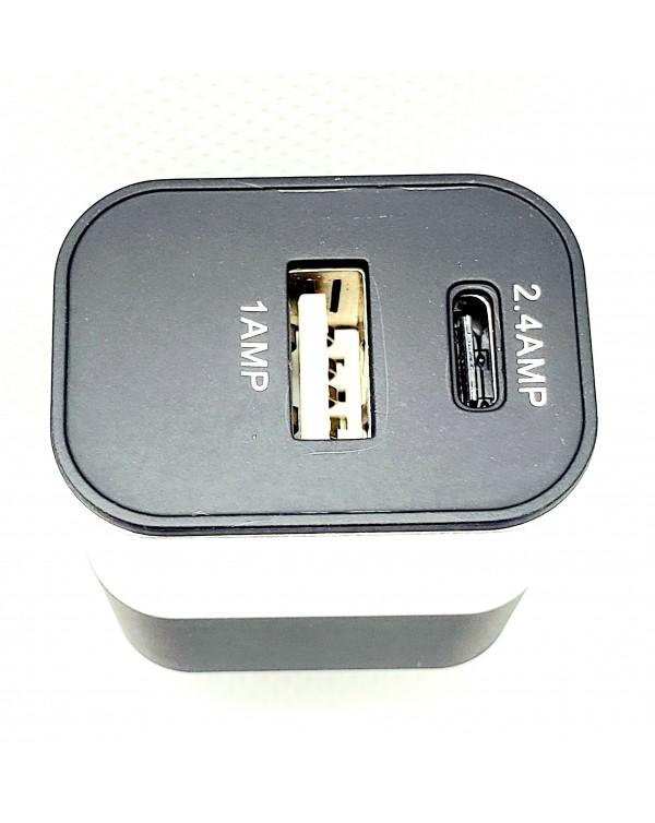 Dual port Wall charger USB-C & A
