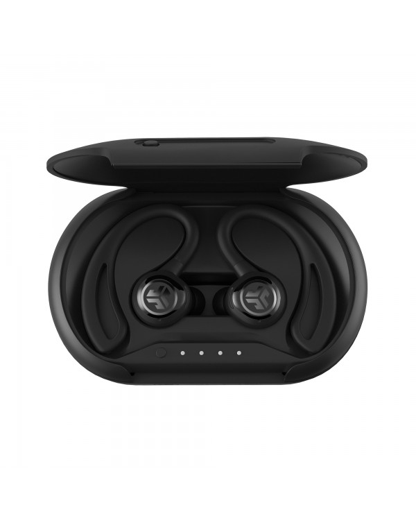 JLab Audio - Epic Air True Wireless Sport Earbuds + Charging Case Black (English Packaging Only)