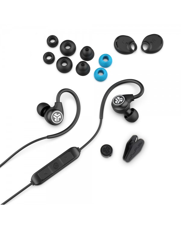 JLab Audio - Fit Sport Wireless Earbuds Black