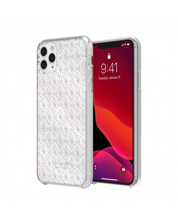 Kate Spade - Protective Hardshell Case Spade Flower Pearl for iPhone 11 Pro Max