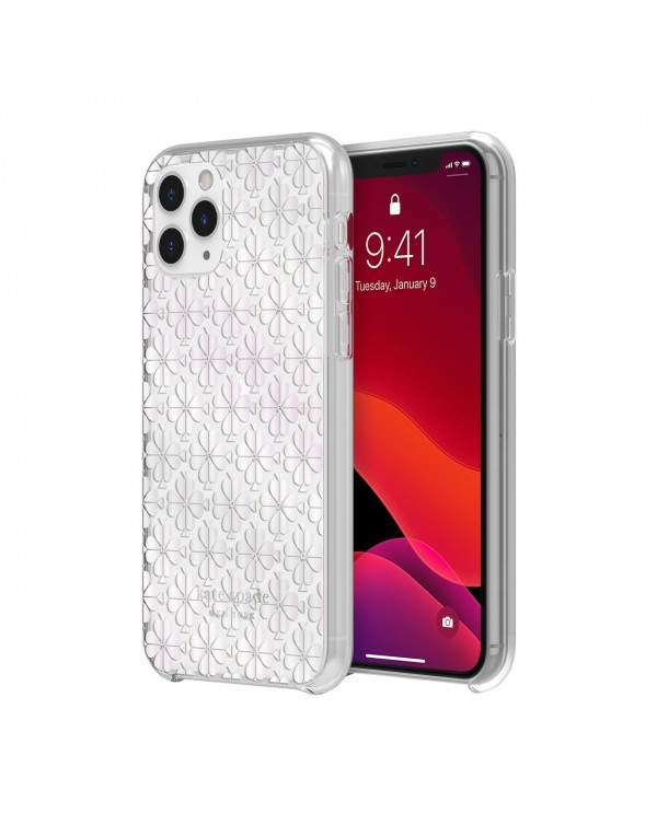Kate Spade - Protective Hardshell Case Spade Flower Pearl for iPhone 11 Pro