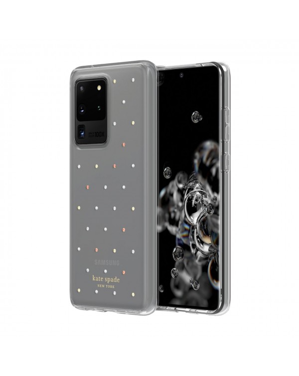Kate Spade - Protective Hardshell Case Pin Dot Clear for Samusung Samsung Galaxy S20 Ultra