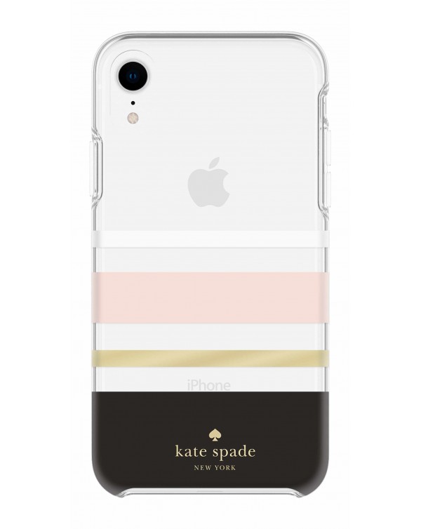 Kate Spade - Protective Hardshell Case Charlotte Stripe for iPhone XR