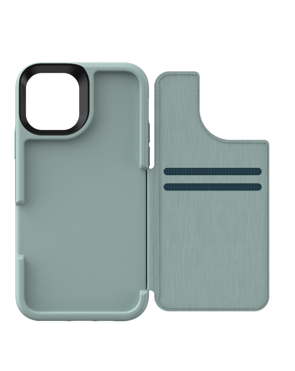 LifeProof - Flip Dropprotective Wallet Case Water Lily (Surf Spray/Dark Jade) for iPhone 11 Pro