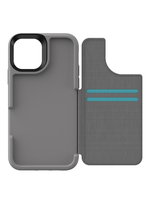 LifeProof - Flip Dropprotective Wallet Case Cement Surfer (Wet Weather/Gray) for iPhone 11 Pro