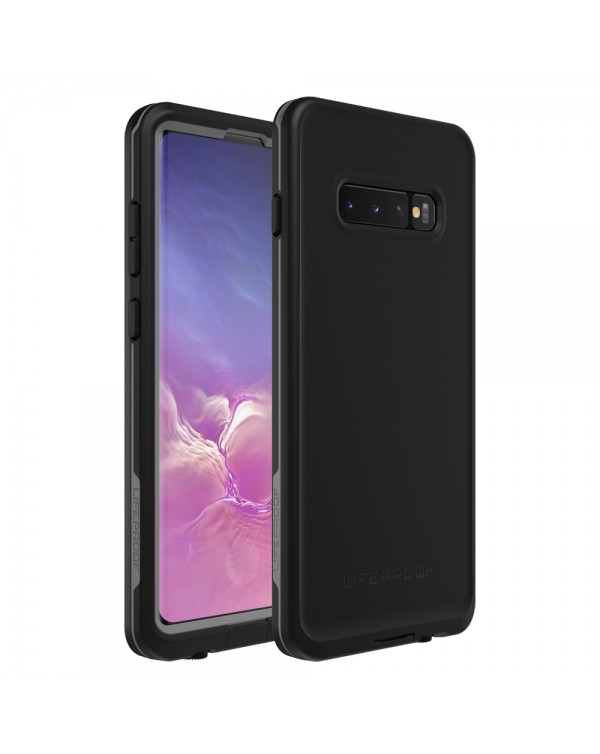 LifeProof - Fre Waterproof Case Asphalt (Black/Gray) for Samsung Galaxy S10+