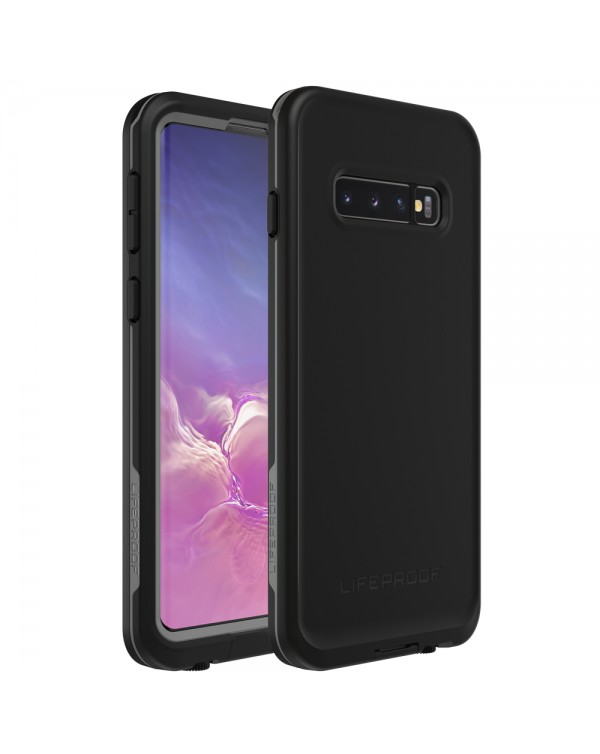 LifeProof - Fre Waterproof Case Asphalt (Black/Gray) for Samsung Galaxy S10