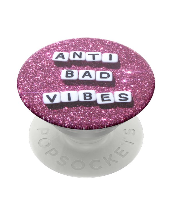 PopSockets - PopGrip (complete swappable PopGrip) Anti Bad Vibes