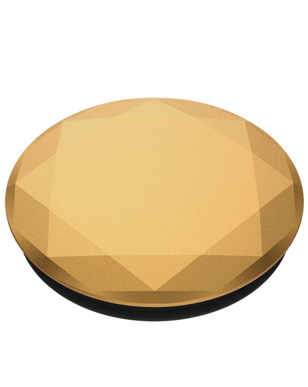 PopSockets - PopGrip (complete swappable PopGrip) Metallic Diamond Medallion Gold