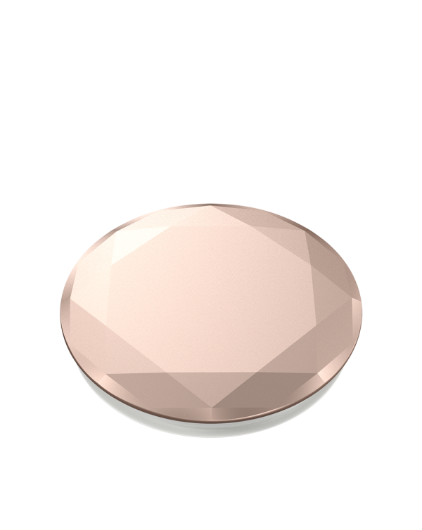 PopSockets - PopGrip (complete swappable PopGrip) Metallic Diamond Rose Gold