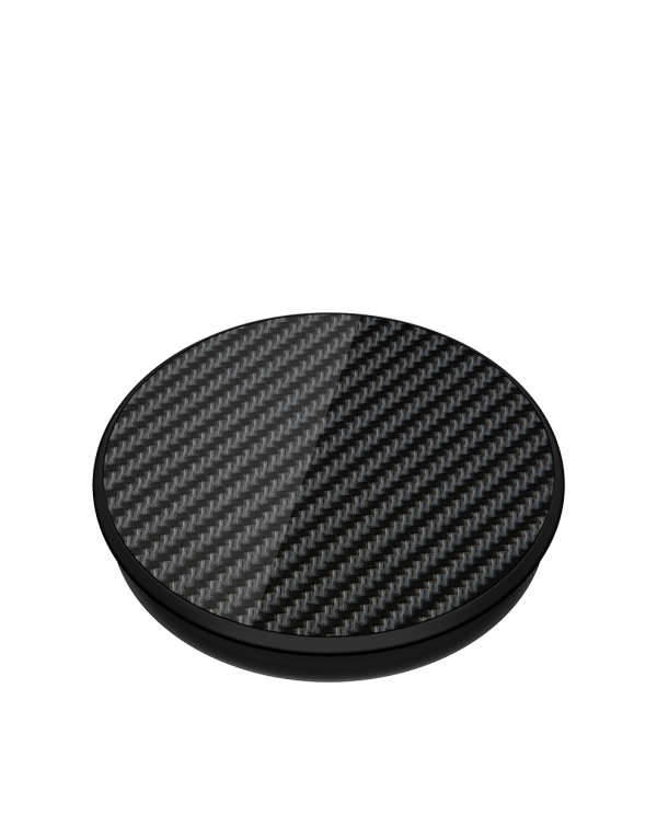 PopSockets - PopGrip (complete swappable PopGrip) Genuine Carbon Fiber