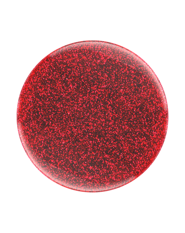 PopSockets - PopGrip (complete swappable PopGrip) Glitter Red