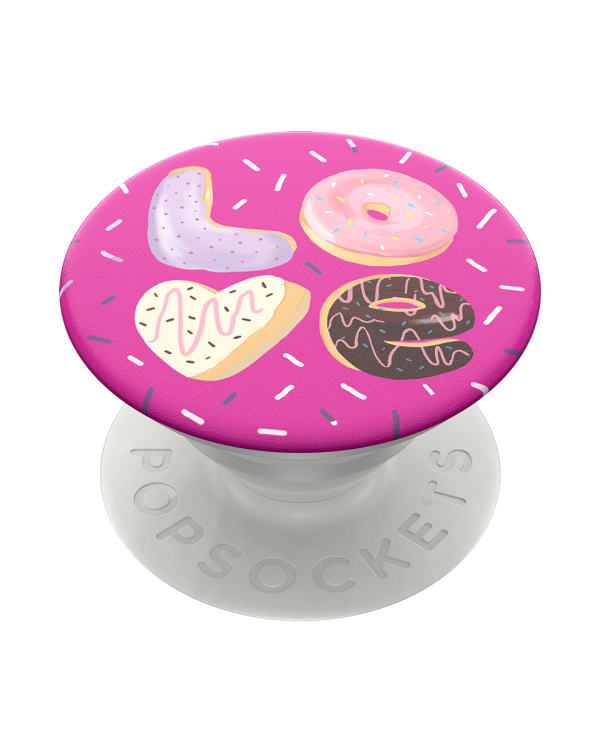 PopSockets - PopGrip (complete swappable PopGrip) Love Donut