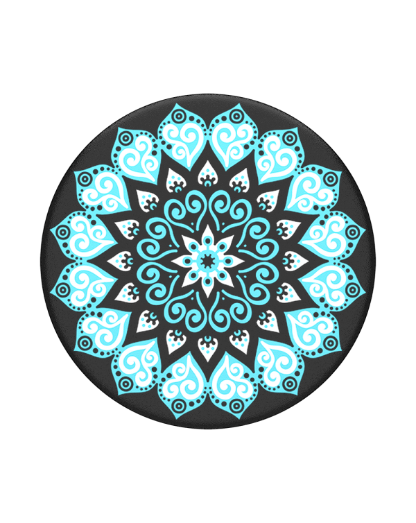 PopSockets - PopGrip (complete swappable PopGrip) Peace Mandala Sky