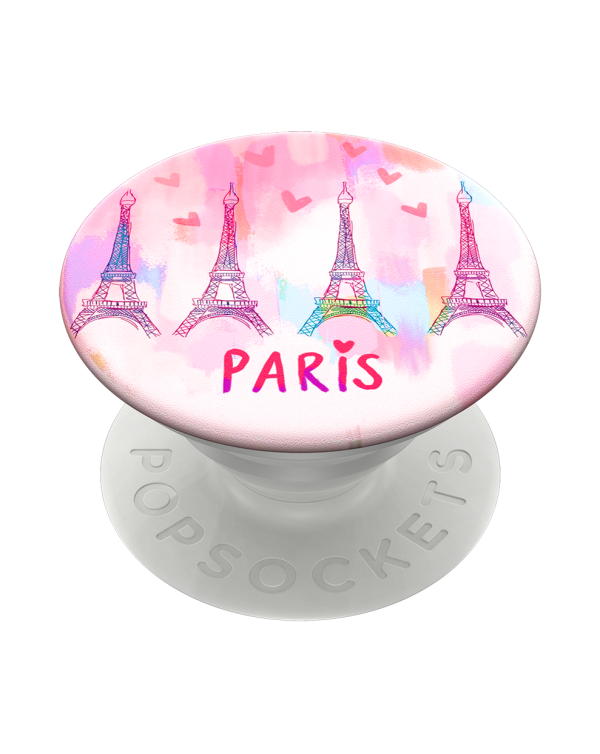 PopSockets - PopGrip (complete swappable PopGrip) Paris Love