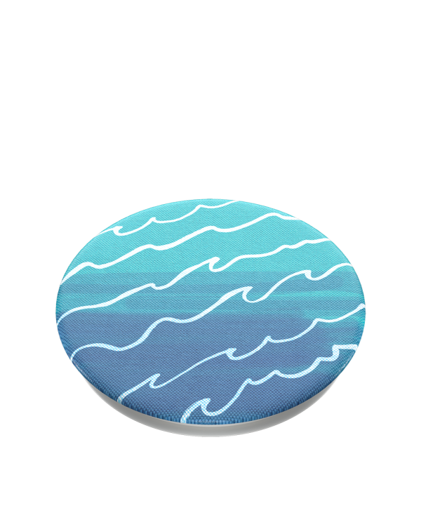 PopSockets - PopTop (swappable top only) Blue Tidal Wave