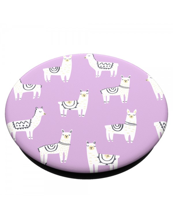 PopSockets - PopGrip (complete swappable PopGrip) Lotsa Llama